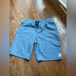 Hurley Kids Blue Shorts with Logo